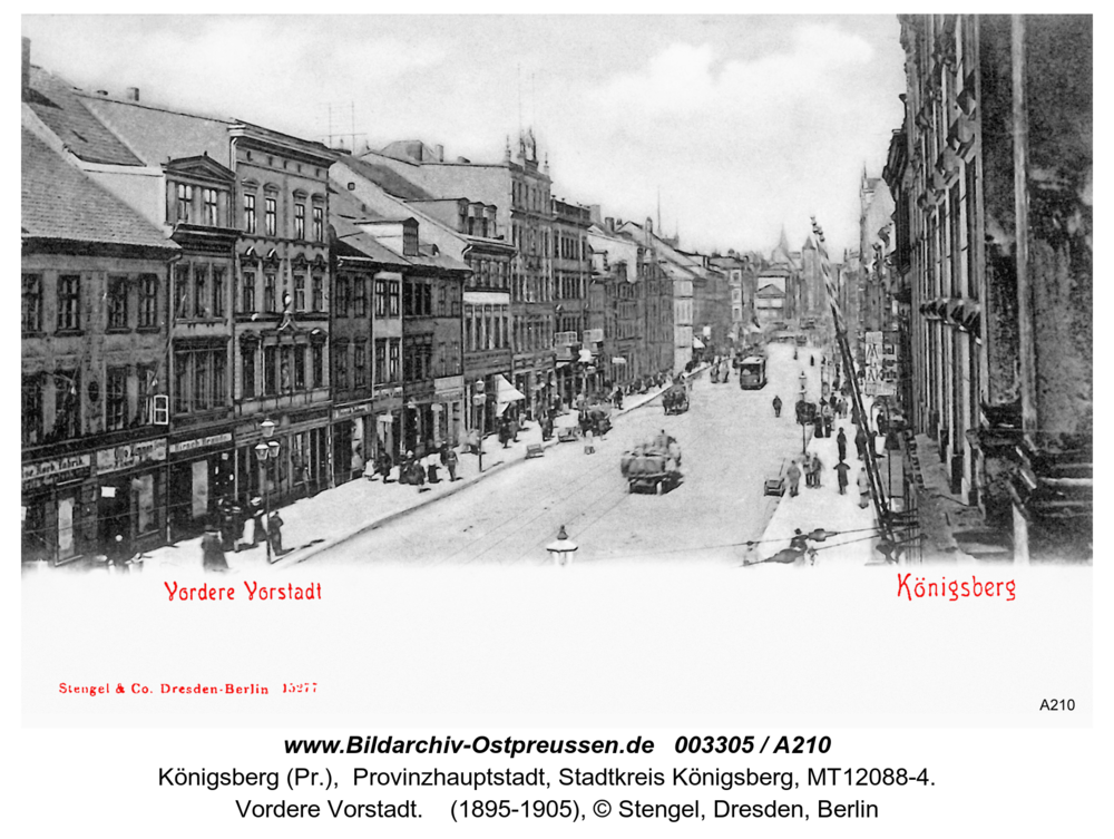 Königsberg, Vordere Vorstadt