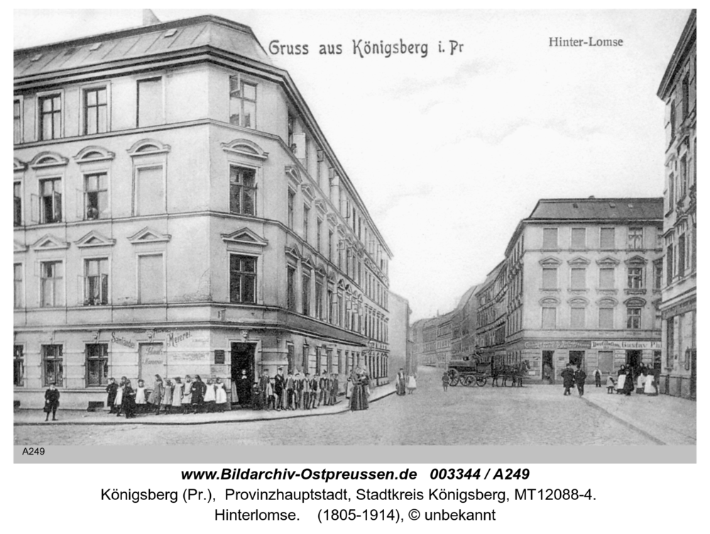 Königsberg, Hinterlomse