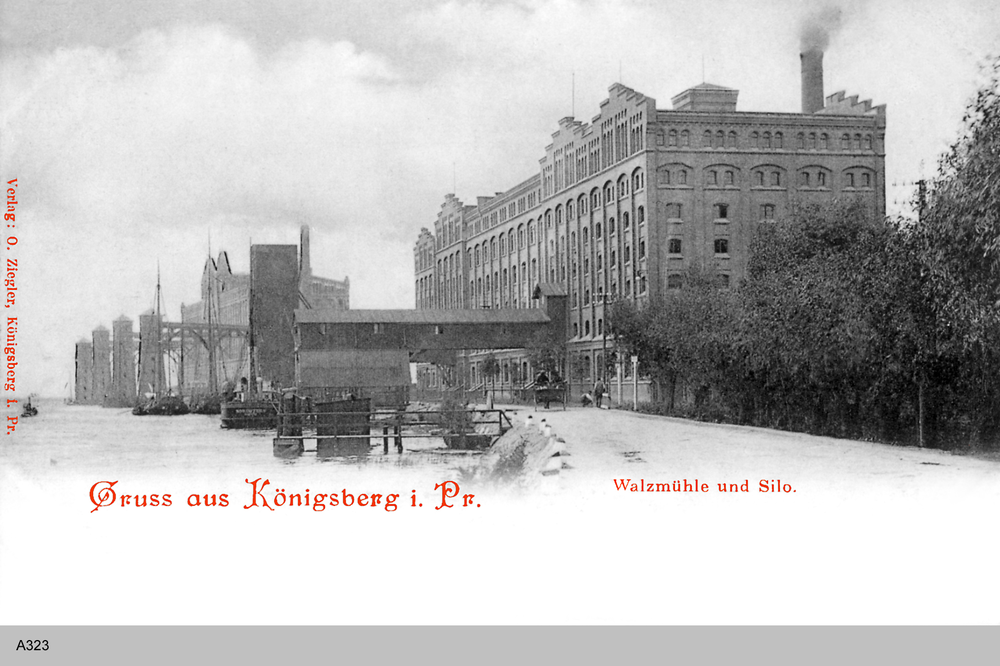 Königsberg, Walzmühle und Silo