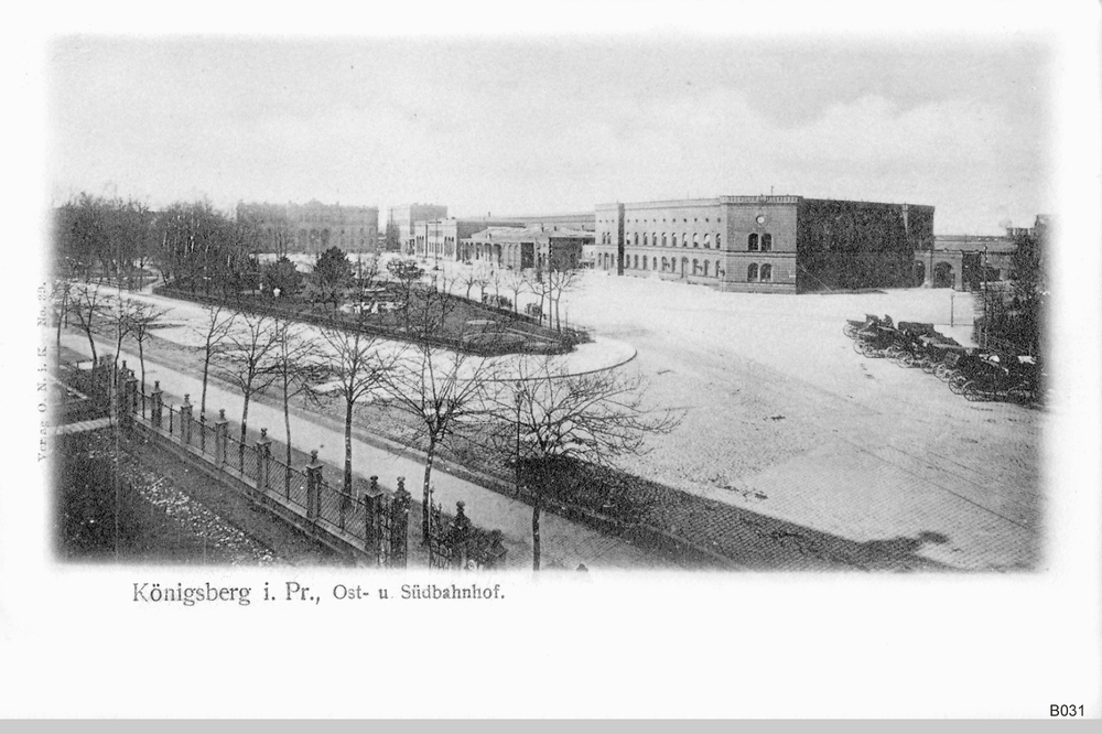 Königsberg, Ost- und Südbahnhof