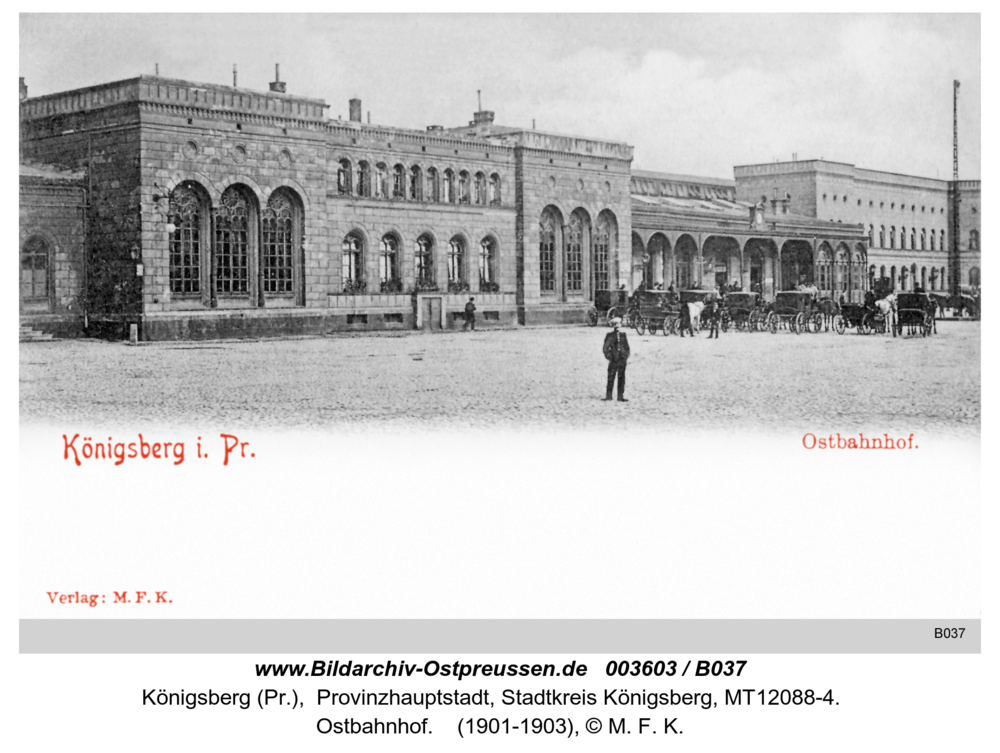Königsberg, Ostbahnhof