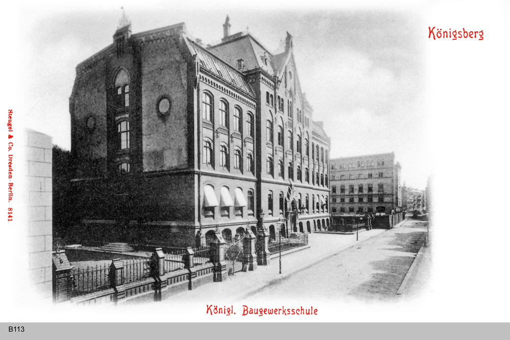 Königsberg, Königliche Baugewerkschule