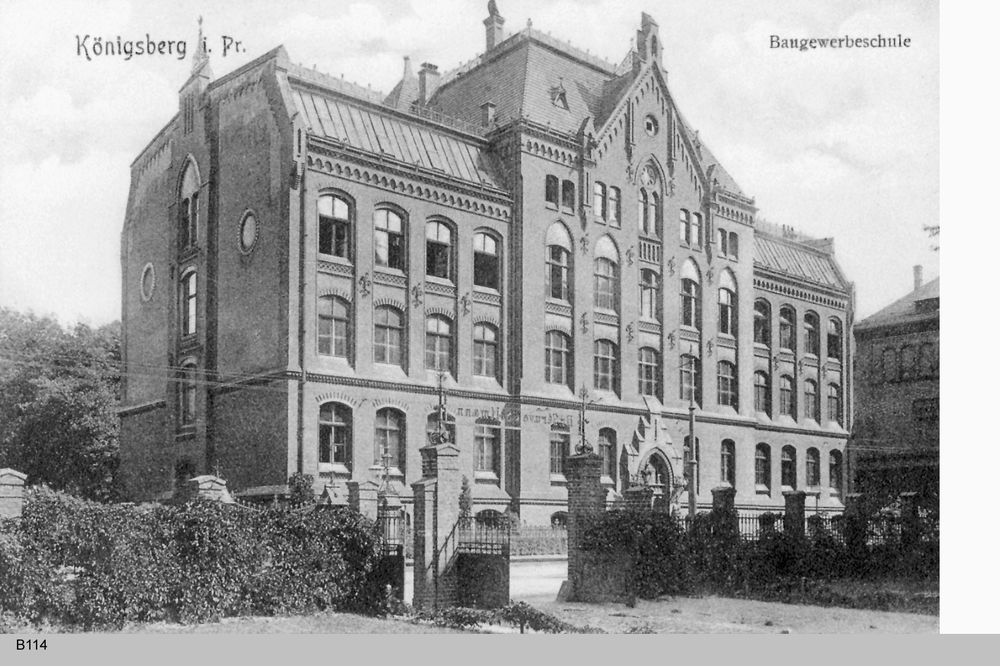 Königsberg, Baugewerkschule