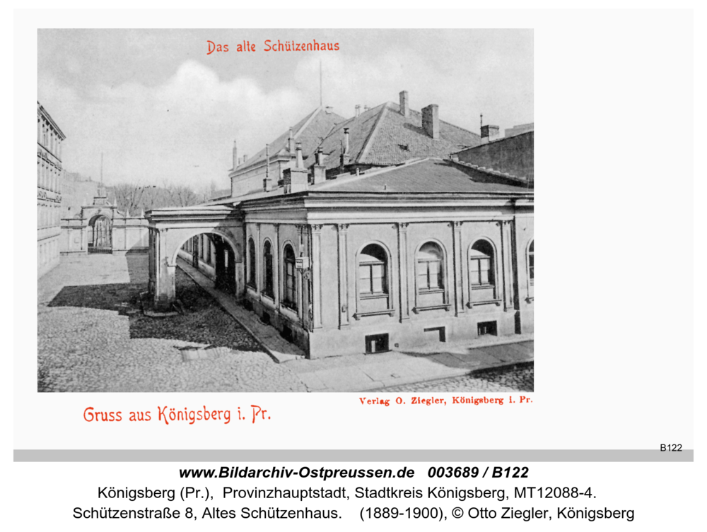 Königsberg (Pr.), Schützenstraße 8, Altes Schützenhaus