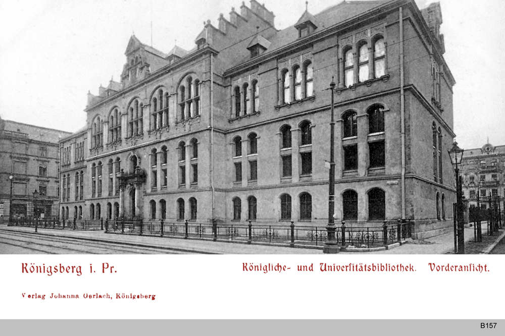 Königsberg, Königliche Universitätsbibliothek