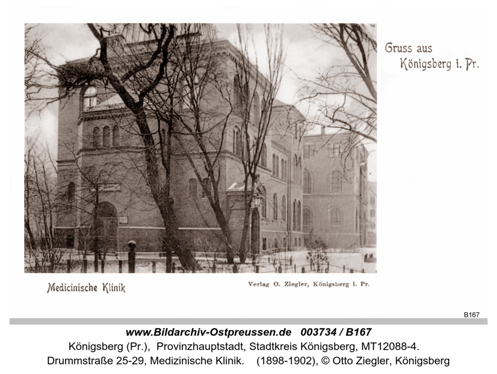 Königsberg (Pr.), Drummstraße 25-29, Medizinische Klinik