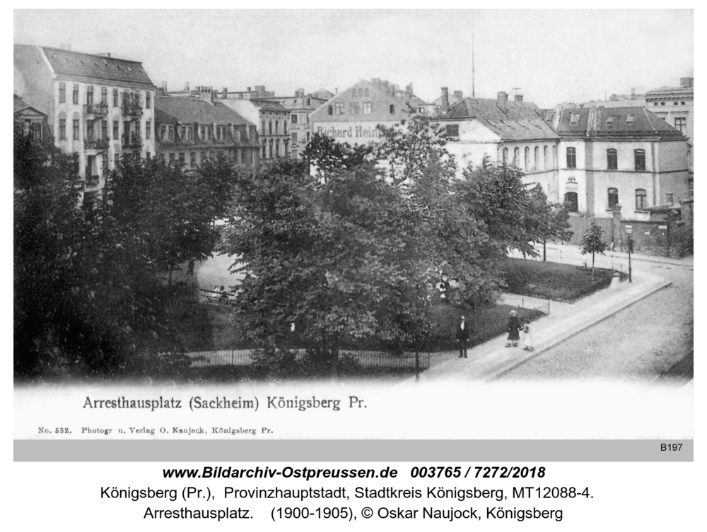 Königsberg, Arresthausplatz