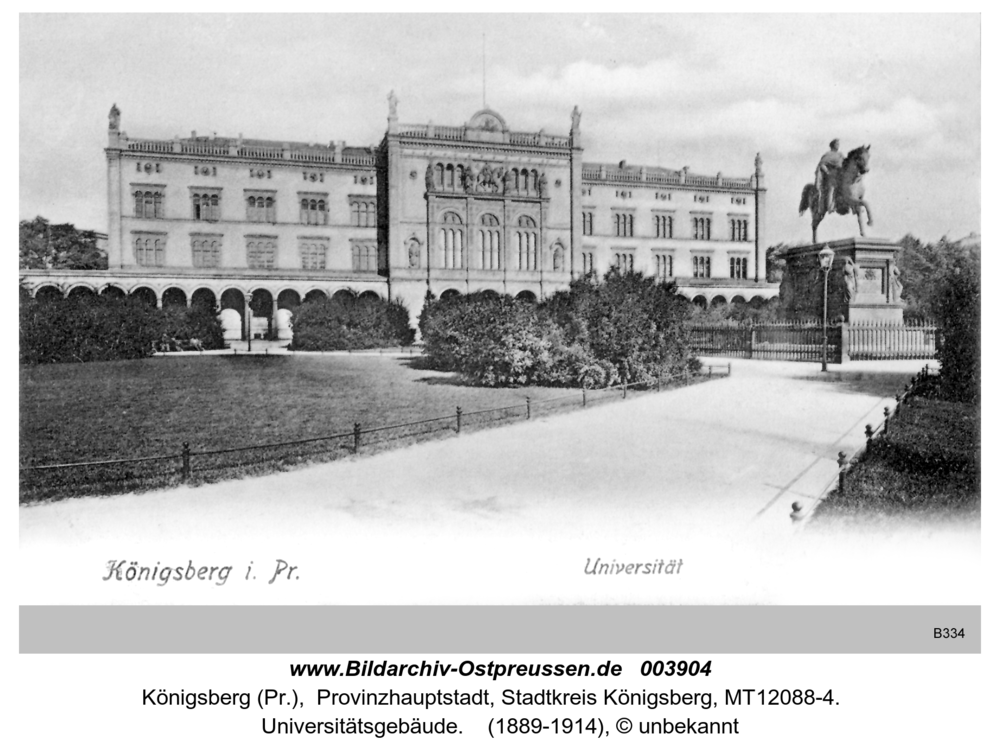 Königsberg, Universitätsgebäude