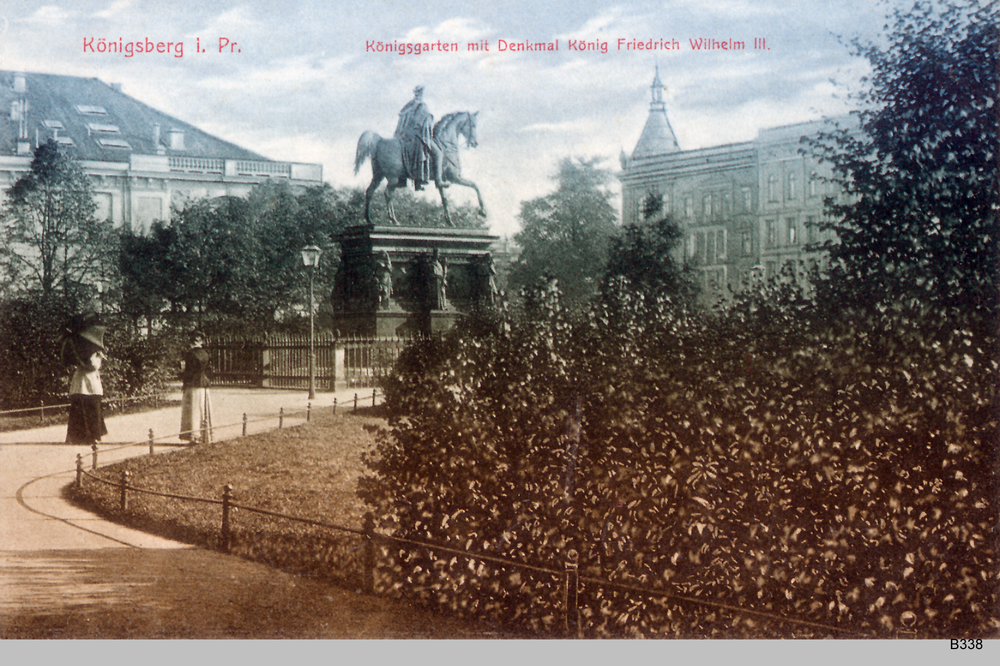 Königsberg, Königsgarten, Friedrich Wilhelm III Denkmal
