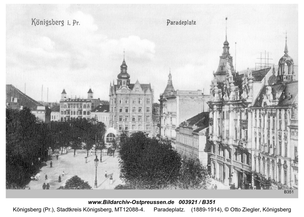 Königsberg, Paradeplatz