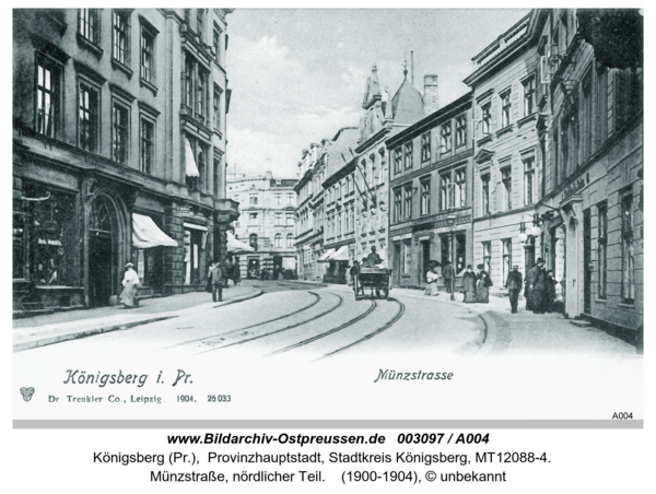 Königsberg (Pr.), Münzstraße, nördlicher Teil