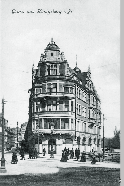 Königsberg, Münzstraße, Ecke Münzplatz