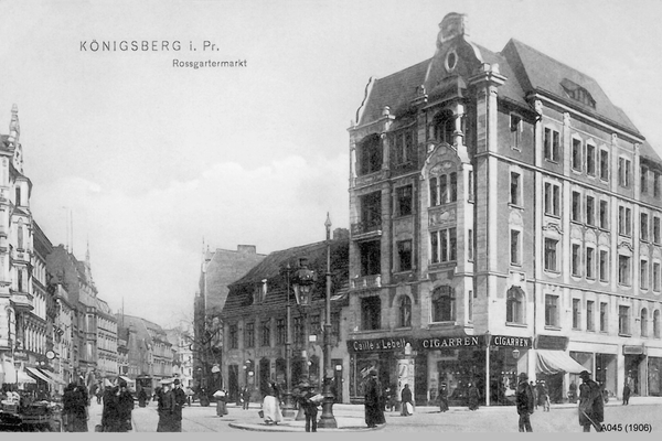 Königsberg, Roßgärter Markt, Vorderroßgarten