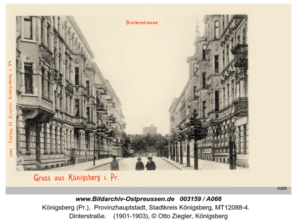 Königsberg (Pr.), Dinterstraße