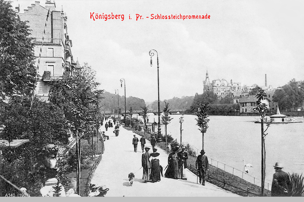 Königsberg, Schloßteichpromenade