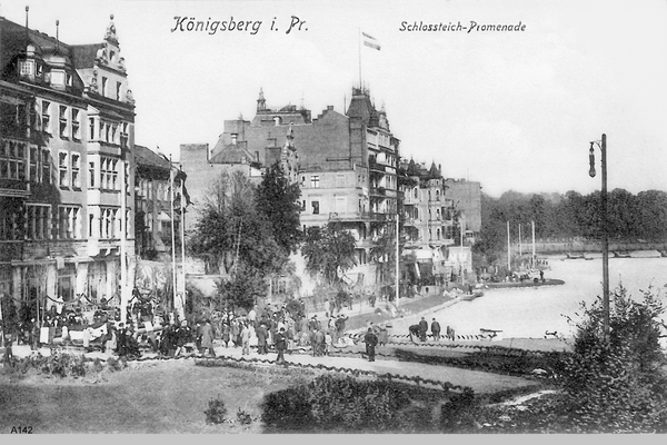 Königsberg, Schloßteich-Promenade