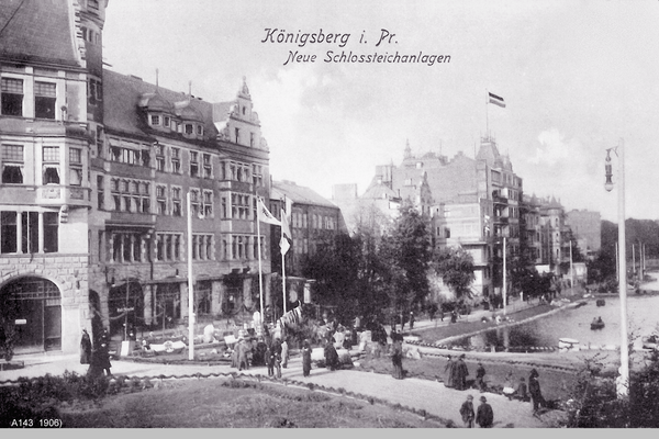 Königsberg, Neue Schloßteichanlagen