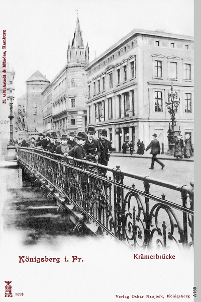 Königsberg, Kneiph. Langgasse Krämerbrücke