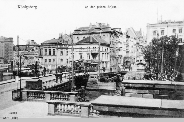 Königsberg, An der grünen Brücke