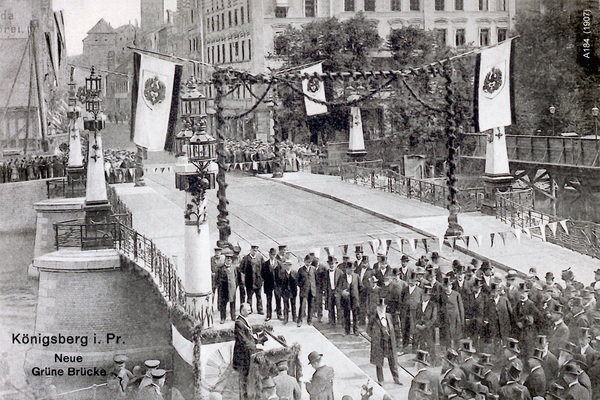 Königsberg, Eröffnungsfeier der Neuen Grünen Brücke