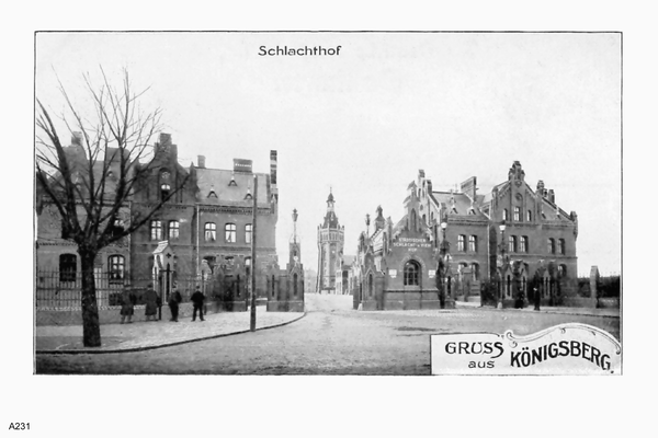 Königsberg, Schlachthof Eingangstor