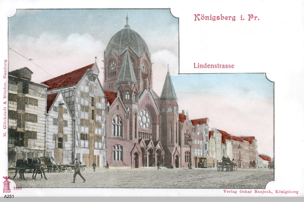 Königsberg, Lindenstraße, Synagoge