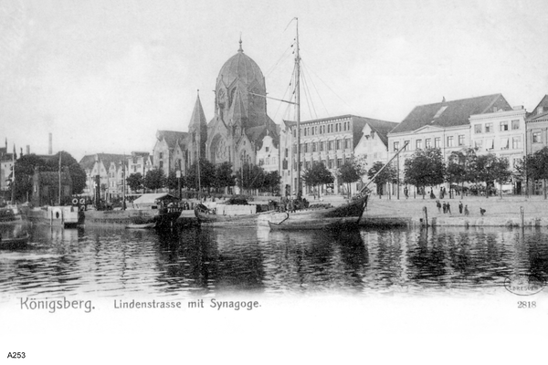 Königsberg, Lindenstraße, Synagoge