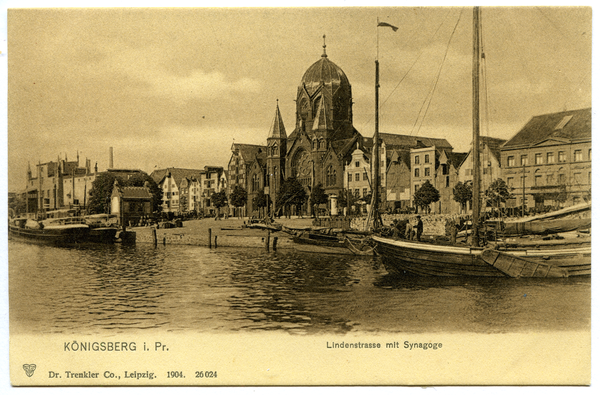 Königsberg, Lindenstraße, Synagoge