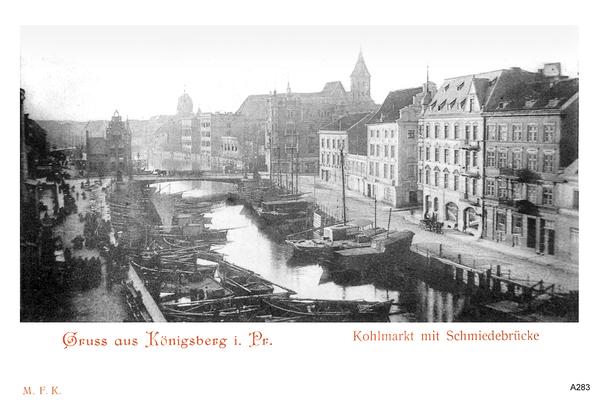 Königsberg, Kohlmarkt, Schmiedebrücke