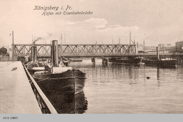 Königsberg, Eisenbahnbrücke am