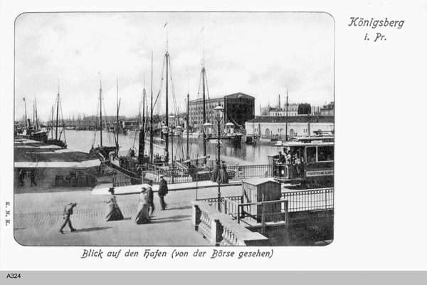 Königsberg, Blick auf den Hafen