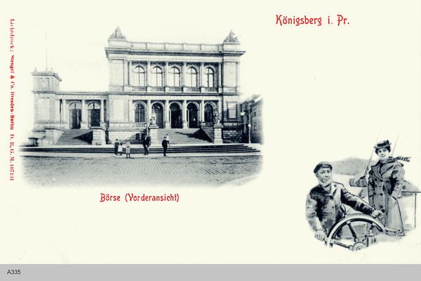 Königsberg, Vorderansicht Börse