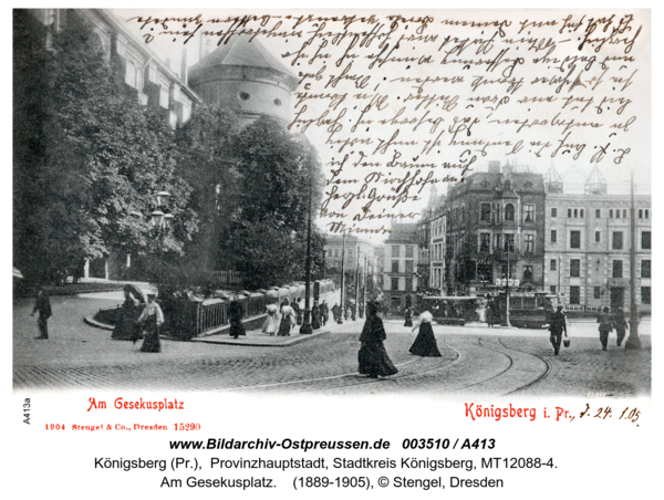 Königsberg, Am Gesekusplatz