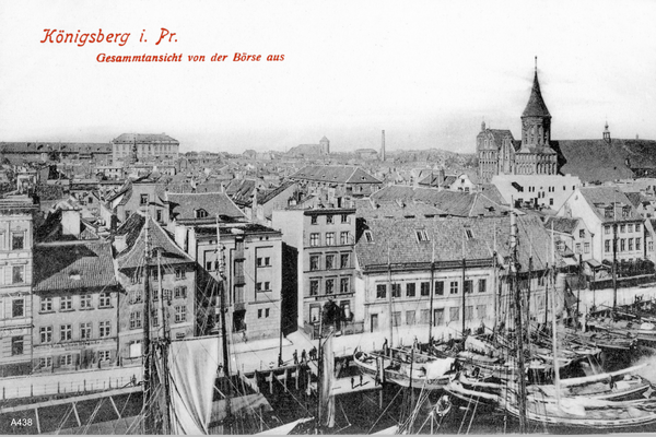 Königsberg, Gesamtansicht von der Börse aus