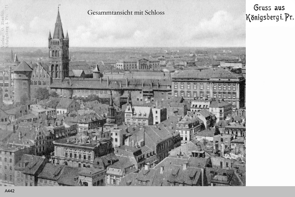 Königsberg, Blick auf das Schloß