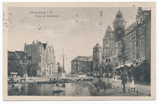 Königsberg, Partie am Schlossteich