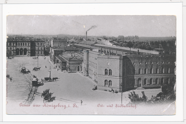 Königsberg, Ost- und Südbahnhof