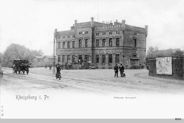 Königsberg, Pillauer Bahnhof