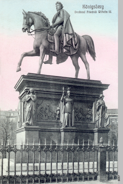 Königsberg, Friedrich Wilhelm III Denkmal