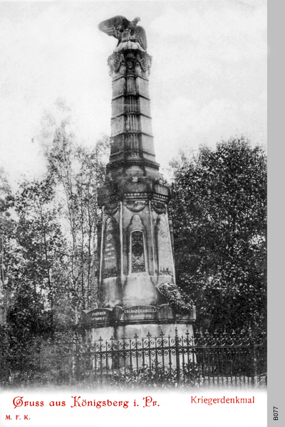 Königsberg, Kriegerdenkmal