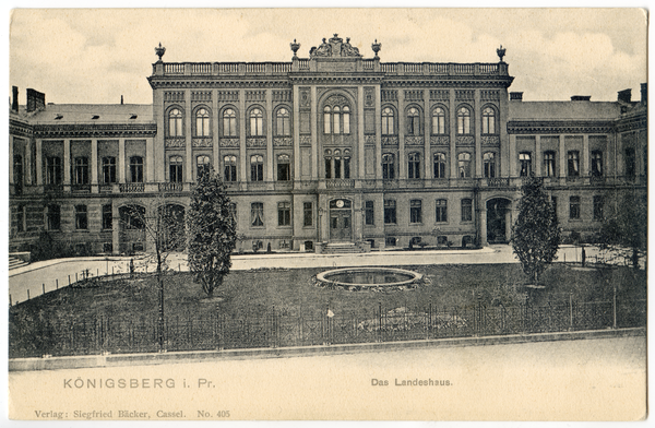 Königsberg, Landeshaus