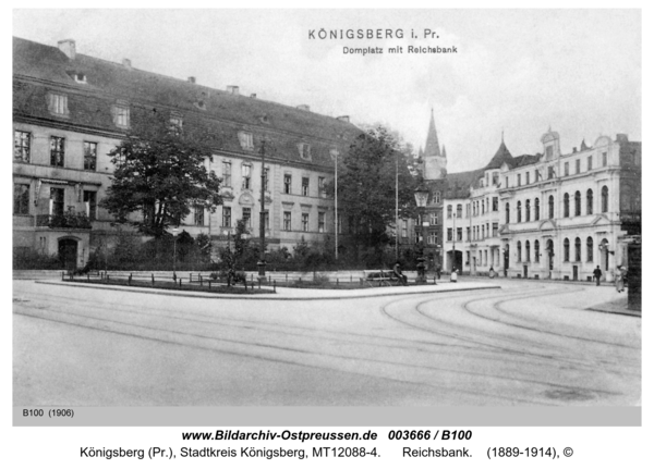 Königsberg, Reichsbank