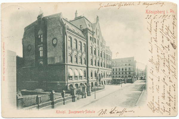 Königsberg, Königliche Baugewerkschule