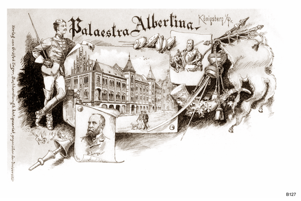 Königsberg, Palaestra Albertina Graphik