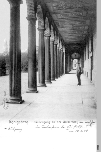 Königsberg, Universität Säulengang