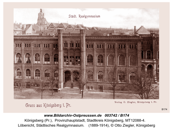 Königsberg (Pr.), Löbenicht, Städtisches Realgymnasium