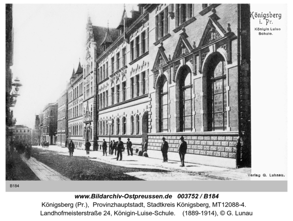 Königsberg (Pr.), Landhofmeisterstraße 24, Königin-Luise-Schule