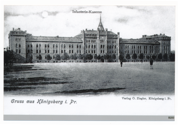 Königsberg (Pr.), Kniprodestraße 23, Infanteriekaserne am Trommelplatz