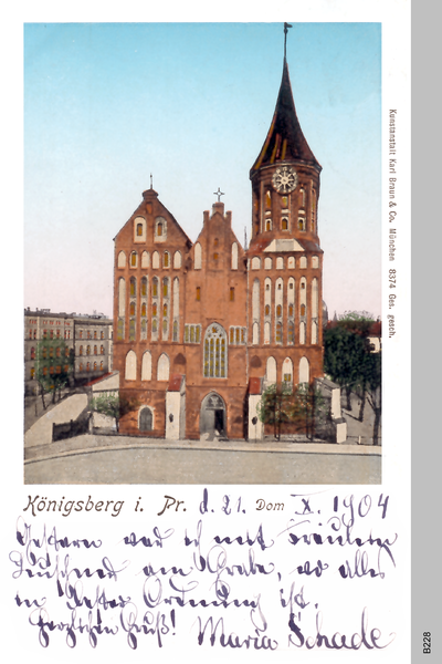 Königsberg, Dom (farbig)