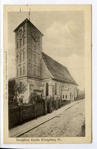 Königsberg, Roßgärter Kirche